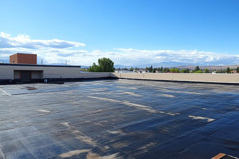 Commercial roofing replacement by Titan Roofing and Construction
